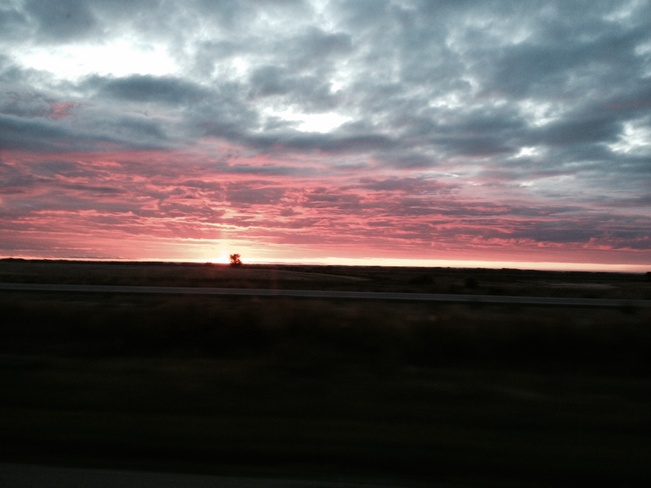 morning sunrise Prince Albert, Saskatchewan Canada