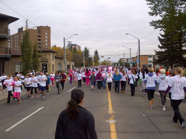 Run for the Cure 2013 Edmonton, Alberta Canada
