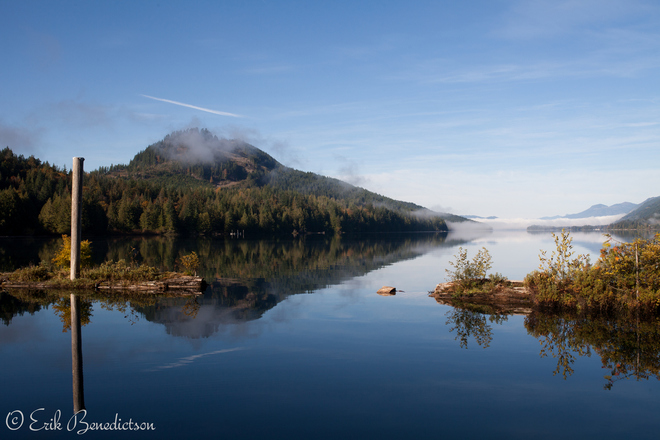 Bald Mountain Mists Lake Cowichan, British Columbia Canada