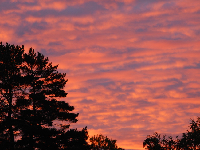 Pink Sunrise Clouds Brandon, Manitoba Canada