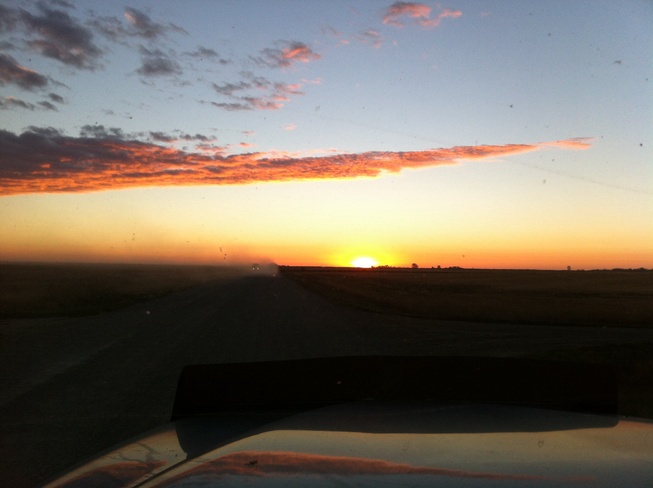 sunrise Langham, Saskatchewan Canada