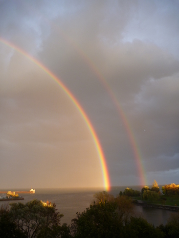 Double Rainbow Port Credit, Ontario Canada