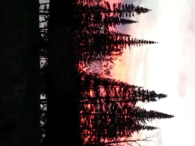 sunset Shuniah, Ontario Canada