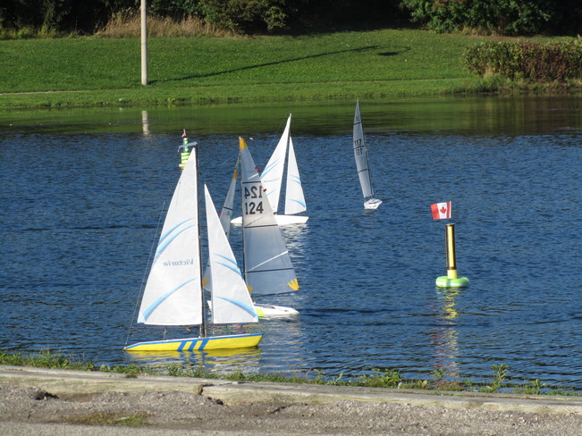 Sailing In Miniature Etobicoke, Ontario Canada