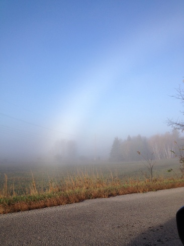 Fog Rainbow Renfrew, Ontario Canada