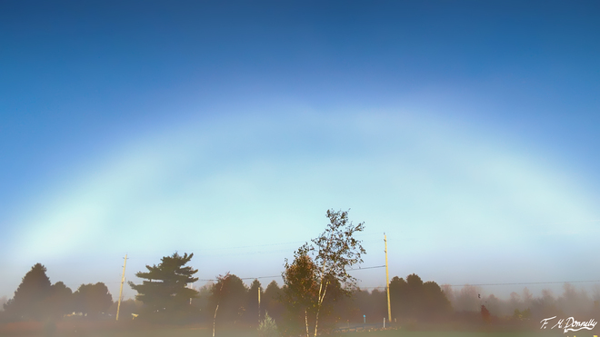 A Fog Rainbow????? Smiths Falls, Ontario Canada