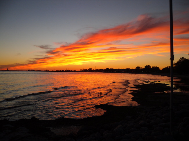 Awesome sunset Cobourg, Ontario Canada
