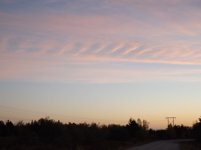 early a.m. skies New Minas, Nova Scotia Canada