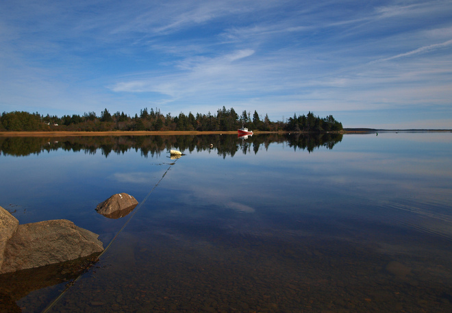 tranquil afternoon Wedgeport, Nova Scotia Canada
