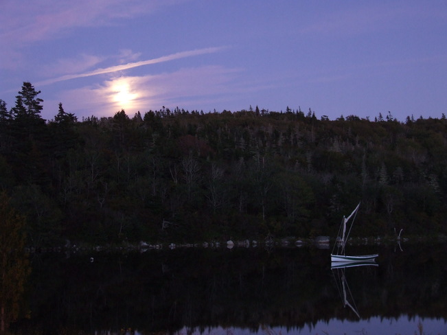 Moonrise over Terence Bay Terence Bay, Nova Scotia Canada