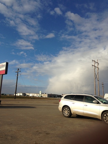 cloud front Yorkton, Saskatchewan Canada