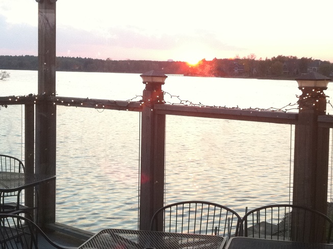 sunset from puslinch lake Cambridge, Ontario Canada