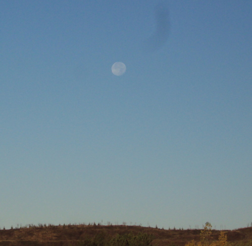 Full moon Greater Sudbury, Ontario Canada