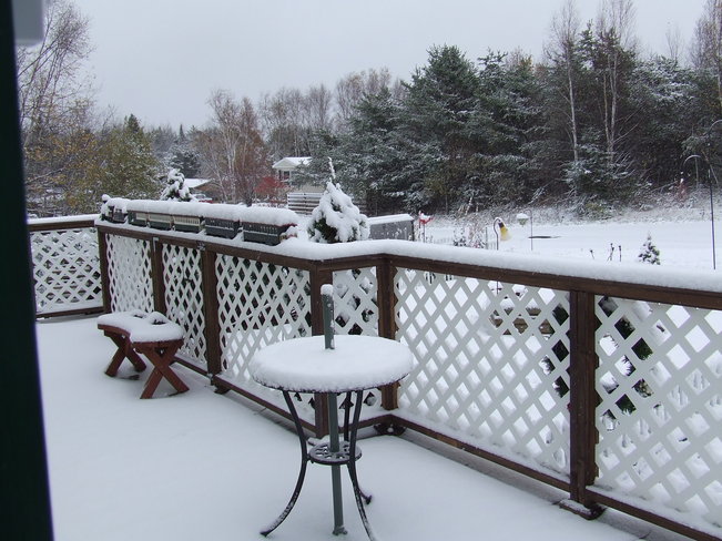 snow snow and more snow Ignace, Ontario Canada