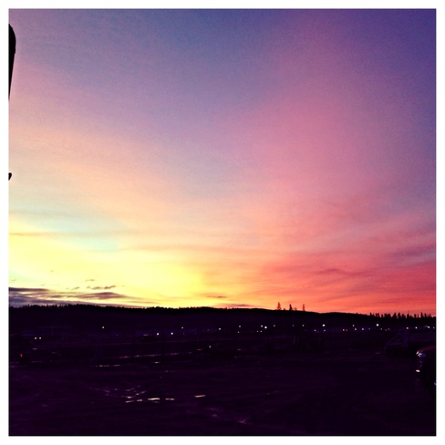 sunrise Fort McMurray, Alberta Canada