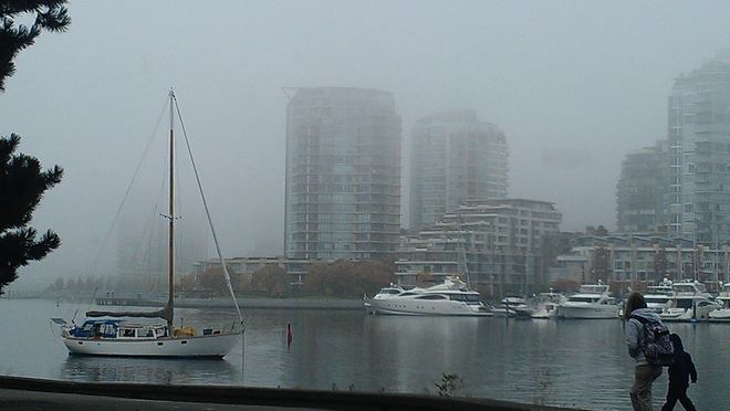 fog Vancouver, British Columbia Canada