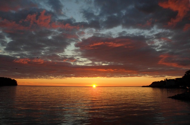 Sunrise at Lake St. Clair Windsor, Ontario Canada