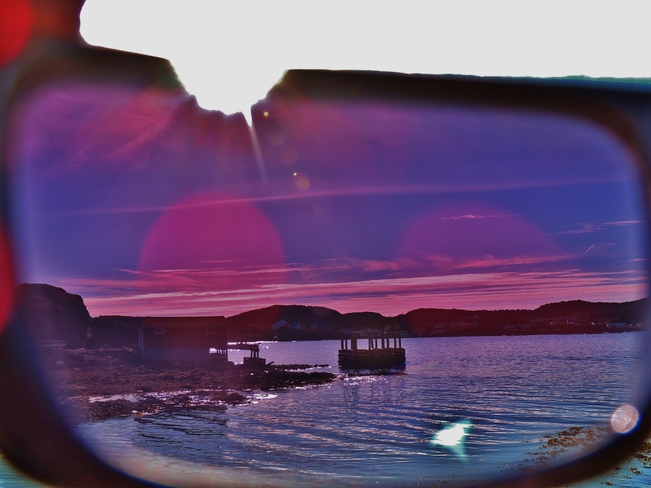The Sky, through my Sunglasses. St. John's, Newfoundland and Labrador Canada