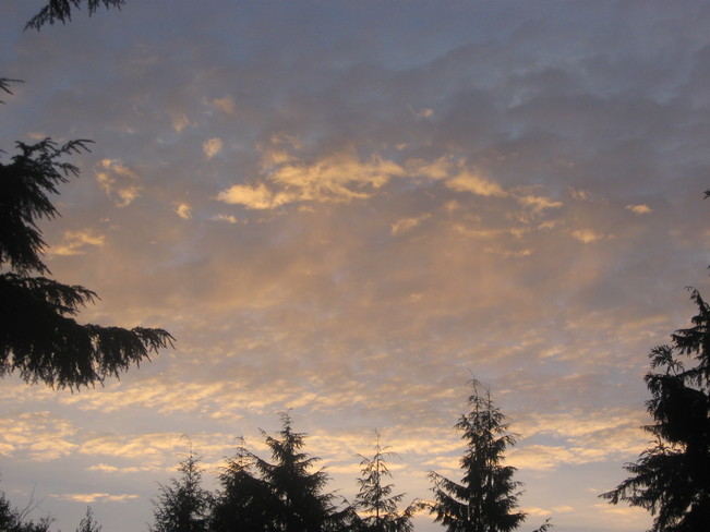 a lovely sky Surrey, British Columbia Canada