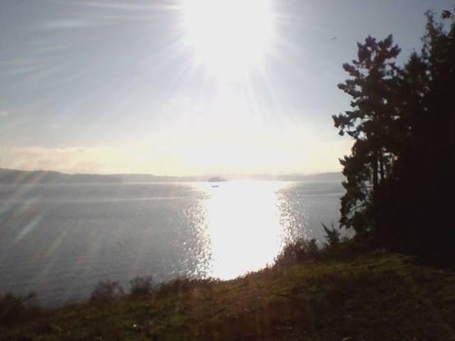 nice sunny day Mill Bay, British Columbia Canada