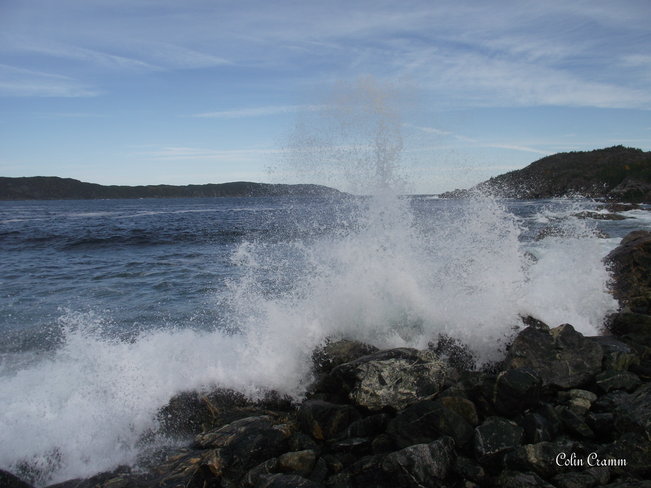 Crashing waves Brighton, Newfoundland and Labrador Canada