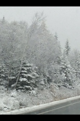 a bit of snow Deer Lake, Newfoundland and Labrador Canada