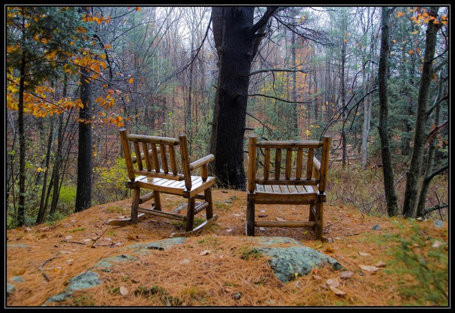 Two chairs... Parham, Ontario Canada