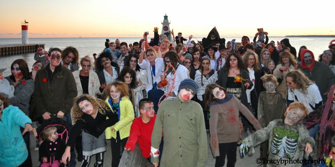 Zombies taking over Port dover Port Dover, Ontario Canada