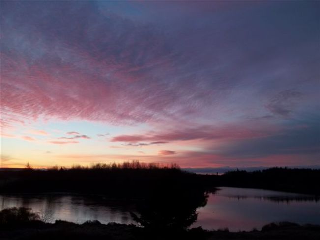 Beautiful Early Morning Sky Saint John, New Brunswick Canada