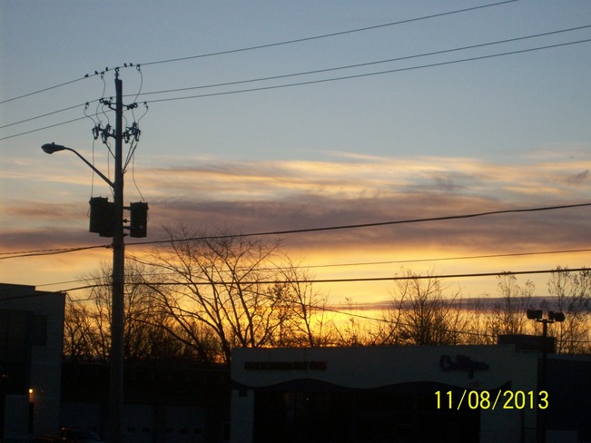 The awe and beauty of this mornings sunrise Belleville, Ontario Canada