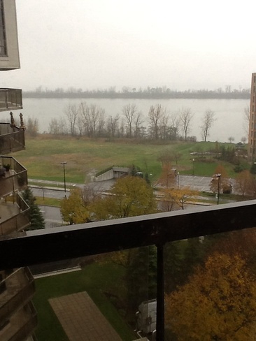 view from my condo Brossard, Quebec Canada