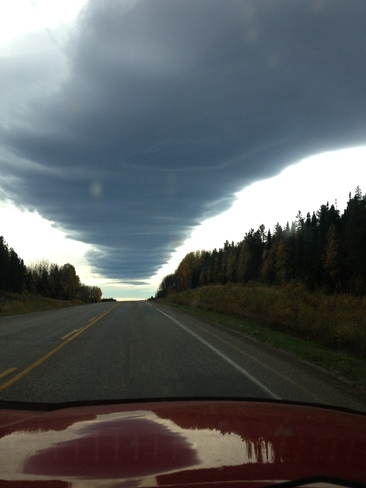 strange cloud 2 Fort Nelson, British Columbia Canada