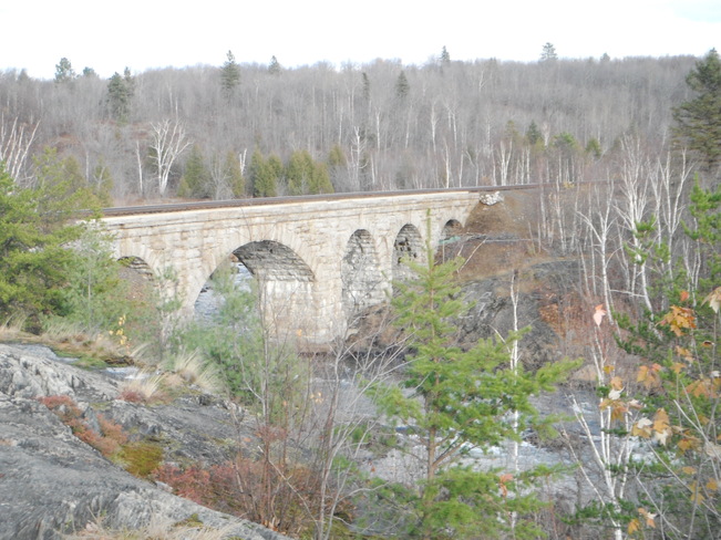 Historic Bridge still in use in Whitefish Naughton, Ontario Canada