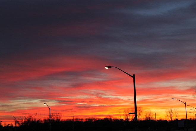 Evening Sky Windsor, Ontario Canada