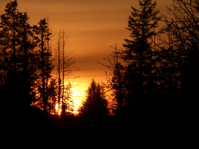 FIERY SUNSET Cranbrook, British Columbia Canada