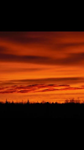 sunrise Rimbey, Alberta Canada