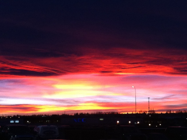 Sunset in Calgary Calgary, Alberta Canada
