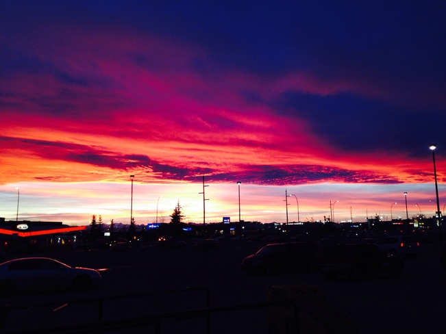 chinook sunset Calgary, Alberta Canada