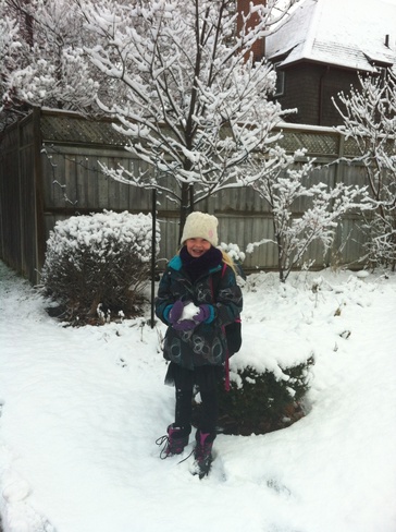 Charlotte in the Snow Oshawa, Ontario Canada