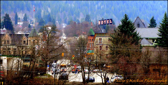 Ward St. Uphill View Nelson, British Columbia Canada