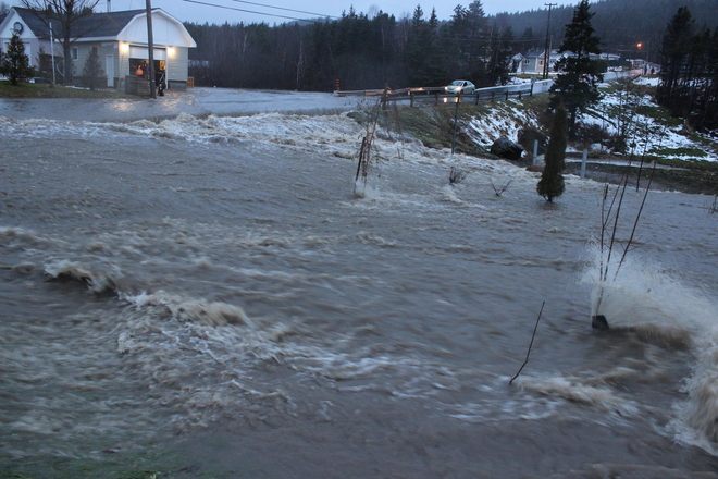 Flooding in Corner Brook, NL Corner Brook, Newfoundland and Labrador Canada