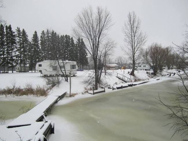 Winter time at Cardinal Park and Marina In Lavigne Ontario Lavigne, Ontario Canada