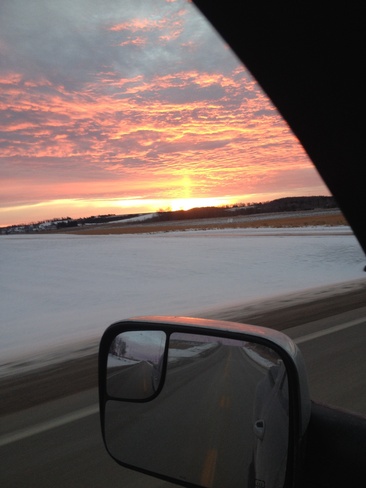 sun rise Schomberg, Ontario Canada