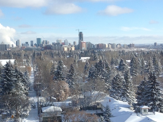 Fist Big Snow Fall!! Edmonton, Alberta Canada