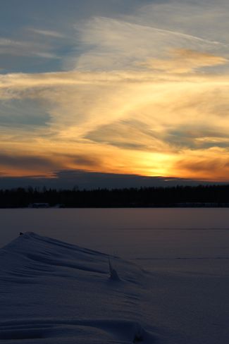 Sunset at Lac Charette Moonbeam, Ontario Canada