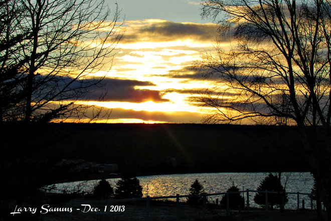 "Sunrise at West Pond" Springdale, Newfoundland and Labrador Canada