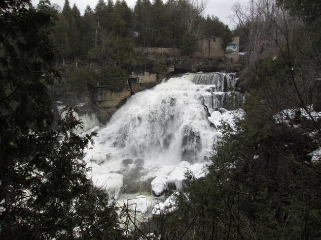 Inglis Falls after the rain Owen Sound, Ontario Canada