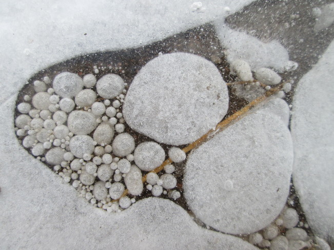 Ice Bubbles Arnprior, Ontario Canada