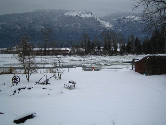 shuswap river shot from my back yard Grindrod, British Columbia Canada