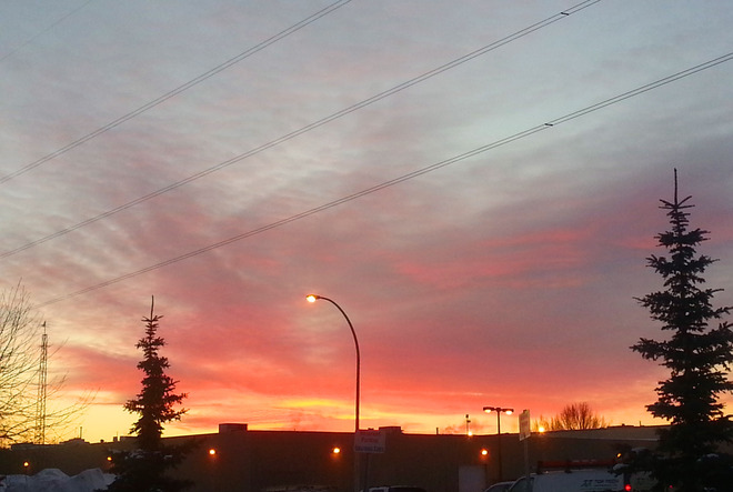 Beautiful Sky Edmonton, Alberta Canada